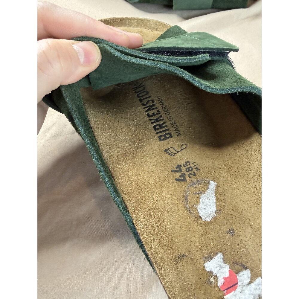 Birkenstock Kyoto Mountain View Green Nubuck Sandals Men's EU 44 US 11 - Picture 12 of 13